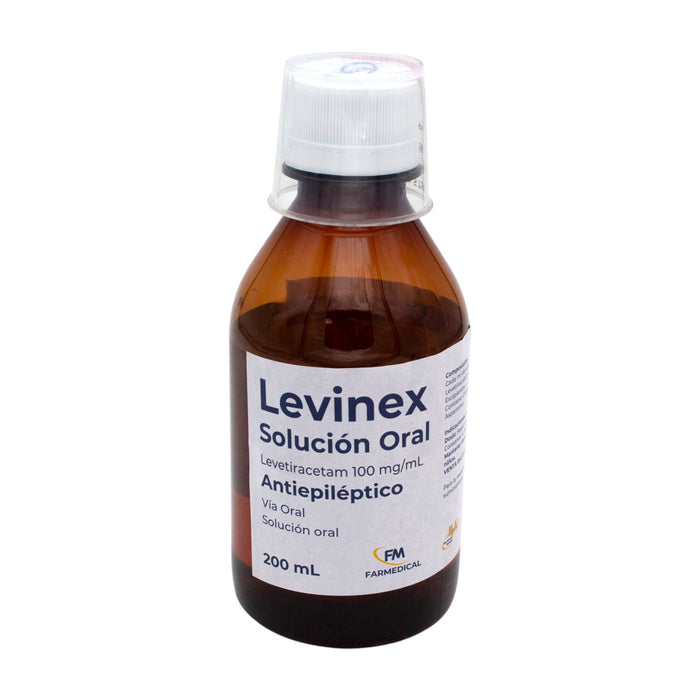 Levinex Levetiracetam 100Mg/Ml Solución Oral X 200Ml