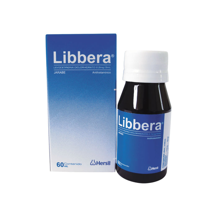 Libbera Levocetirizina 2.5Mg/5Ml Jarabe X 60Ml