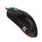 Hollow gaming mouse black RGB side view