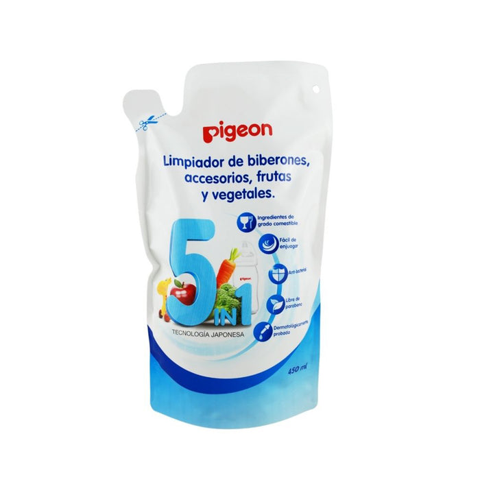 Limpiador Líquido Sachet Pigeon 5 En 1 X 450 Ml