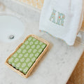 Linen-Like Paper Guest Towel and Tray Set