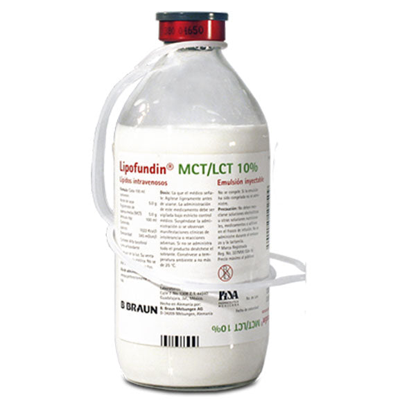 Lipofundin S 10% Frasco X 500Ml