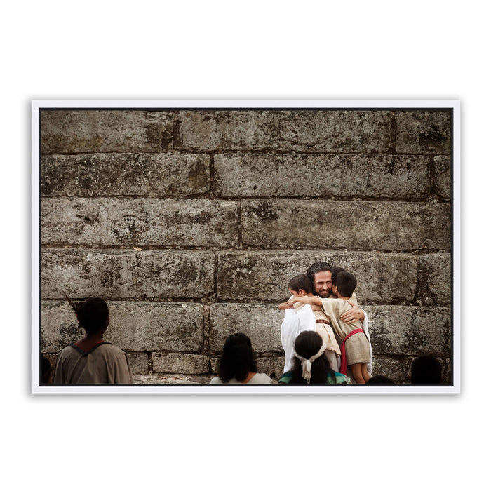 Framed Canvas / 10X8 / Thin White