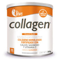 Envase de Live Collagen Health, suplemento con calcio, magnesio y vitamina C.