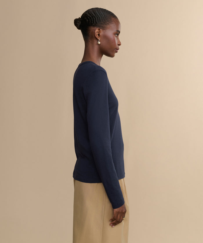 Long-Sleeve Slim Tee