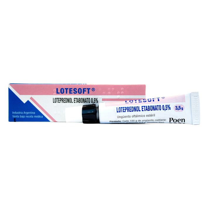 Lotesoft Loteprednol Etabonato 0.5% Ungüento Oftálmico X 3.5G