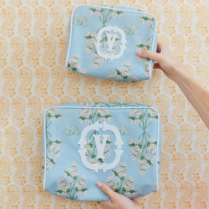Lulie Wallace x Weezie Large Patterned Toiletry Bag