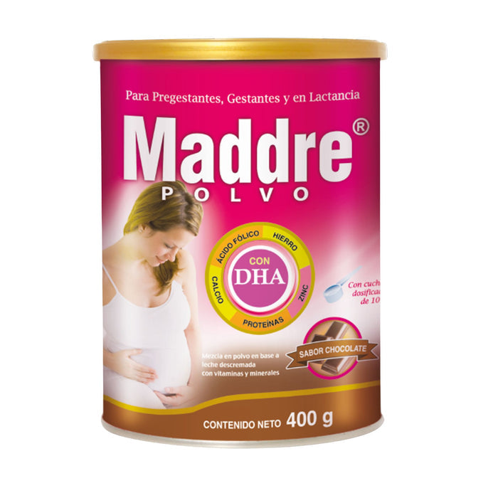 Maddre Con Dha Sabor Chocolate Proteina Prenatal X 400G
