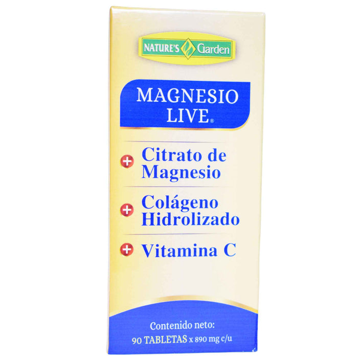 Magnesio Live Frasco X 90 Tabletas
