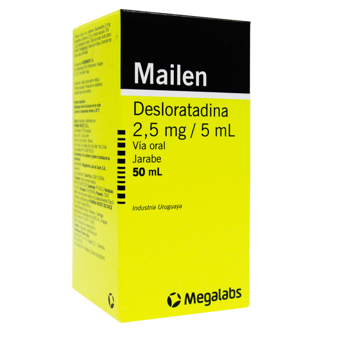 Mailen 2.5Mg 5Ml Desloratadina Jarabe X 50Ml