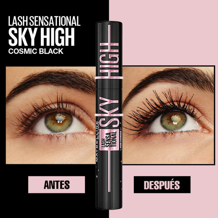 Máscara De Pestañas The Sky High 799 Cosmic Black Maybelline X 7.2Ml