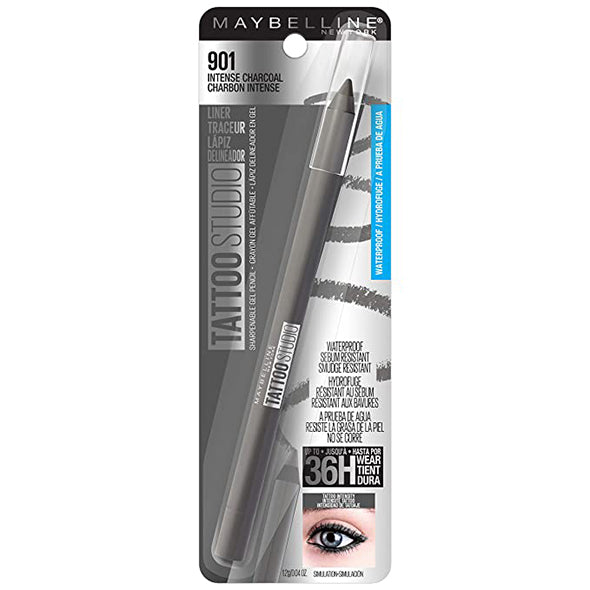 Gel delineador Maybelline Tattoo Studio Intense Charcoal