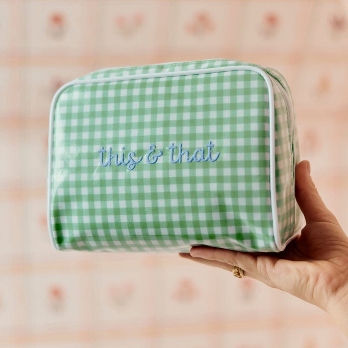 Medium Patterned Toiletry Bag