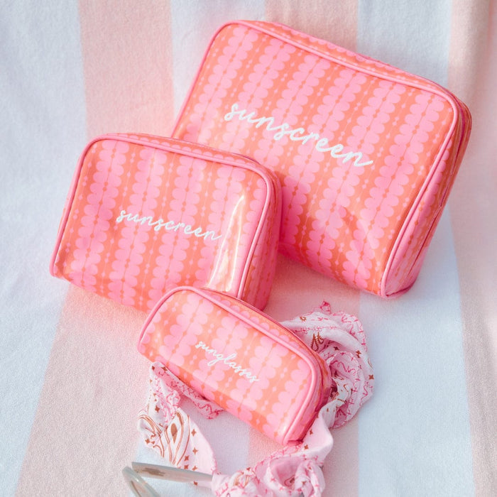 Medium Patterned Toiletry Bag