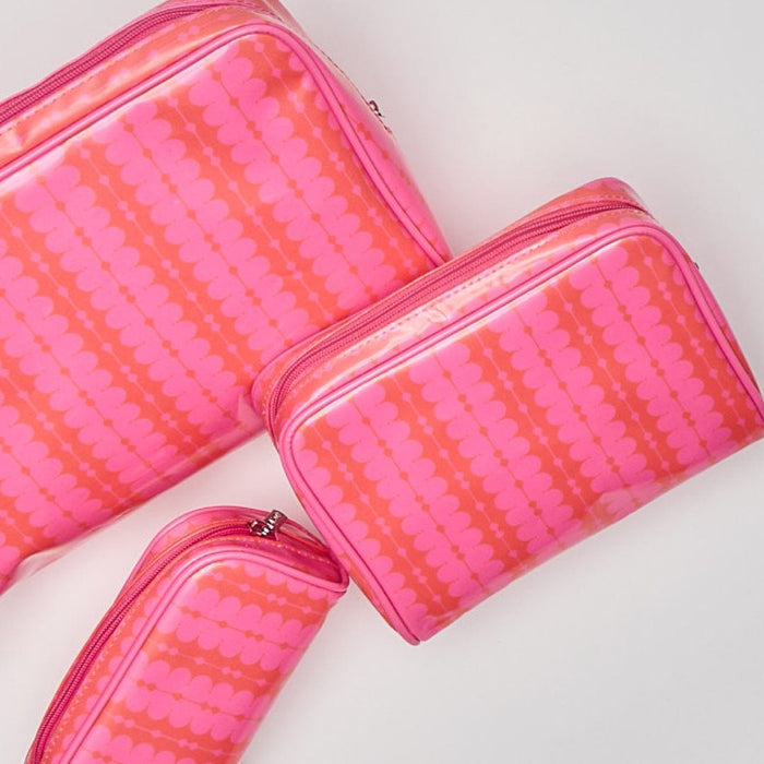Medium Patterned Toiletry Bag