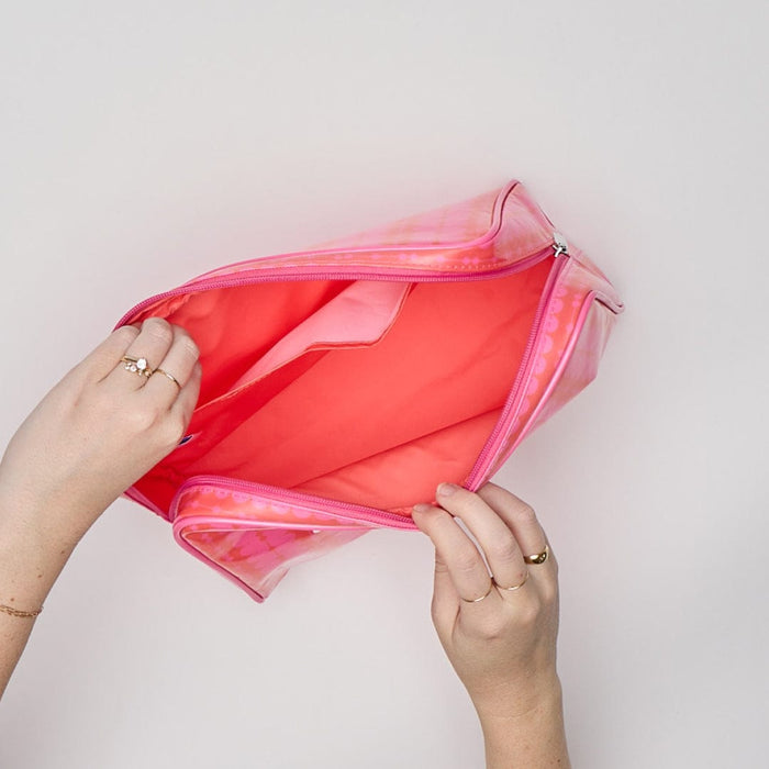 Medium Patterned Toiletry Bag