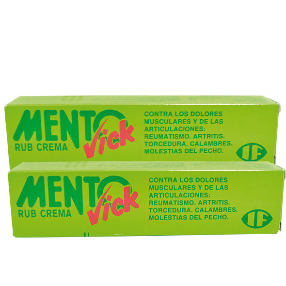 Mento Vick Rub Crema Salicilato De Metilo 0.013 Y Mentol 0.06 X 35G