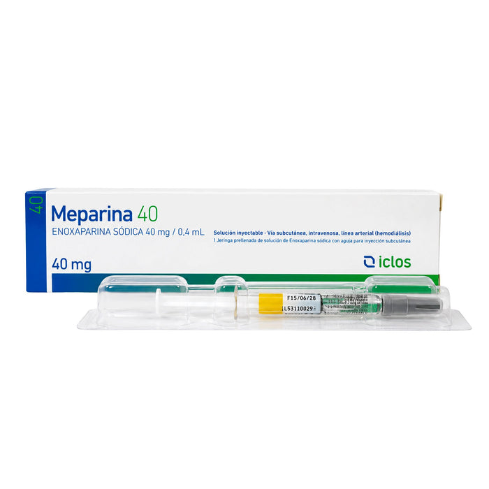 Meparina Enoxaparina 40Mg X Jeringa Prellenada 0.4Ml