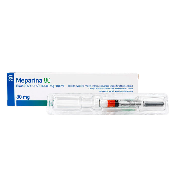 Meparina Enoxaparina 80Mg X Jeringa Prellenada 0.8Ml