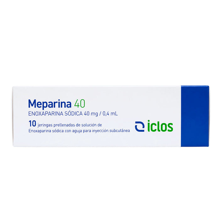 Meparina Enoxaparina Sodica 40Mg X Jeringa Prellenada 0.4Ml