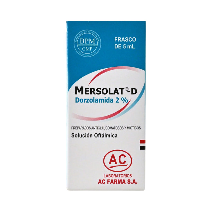 Mersolat D 2% Dorzolamida Colirio X 5Ml