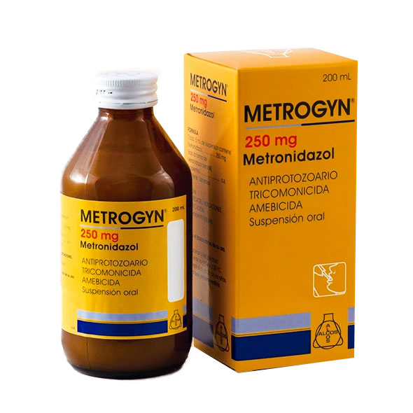 Metrogyn 250Mg Susp X 200Ml Metronidazol