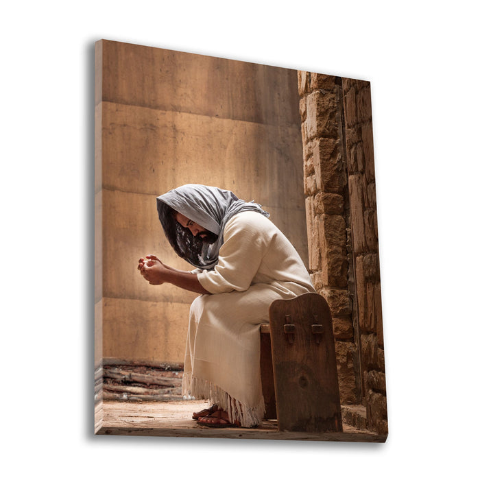 Jesus Christ 'Miracle Maker' hands. Realistic Christian art work on canvas by Reflections of Christ.