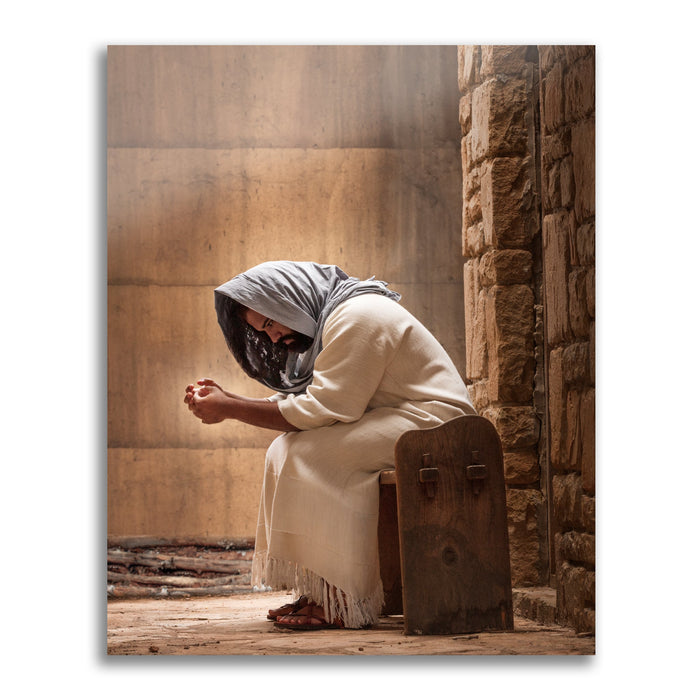 Jesus Christ 'Miracle Maker' hands. Realistic Christian art work on metal by Reflections of Christ.