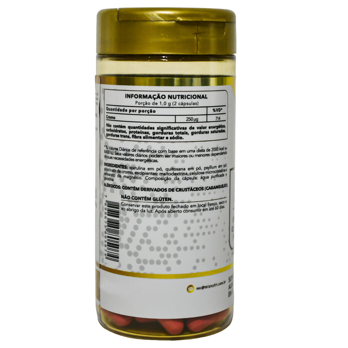 Mix Nutri Belle Espirulina Quitosana Psyllium X 60 Capsulas