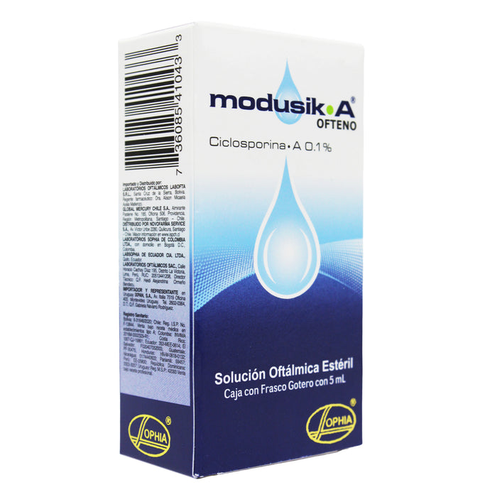 Modusik A Ofteno 0.1% Colirio X 5Ml Ciclosporina