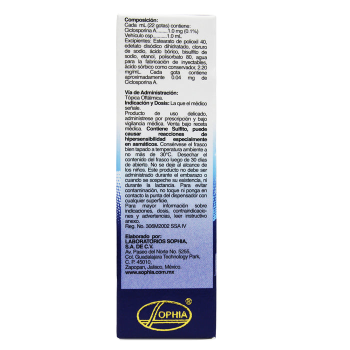 Modusik A Ofteno 0.1% Colirio X 5Ml Ciclosporina