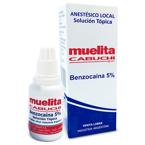 Muelita 5% Solucion Topica X 15Ml Benzocaina