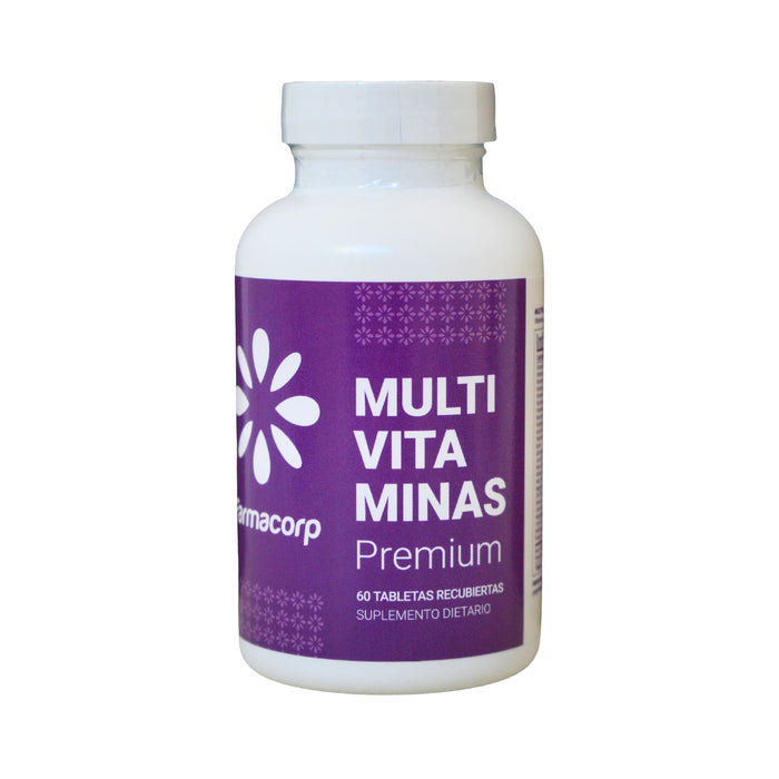 Multivitaminas Premium Farmacorp X 60 Tabletas