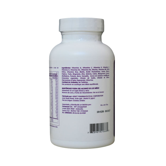 Multivitaminas Premium Farmacorp X 60 Tabletas