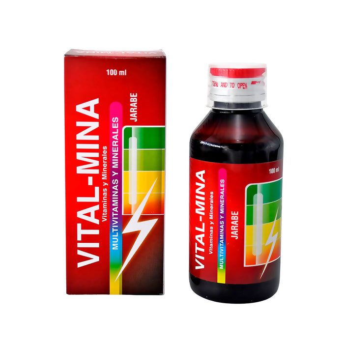 Multivitamínico Vital-Mina Jarabe Multivitaminas / Minerales X 100Ml