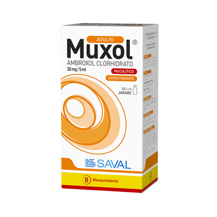 Muxol Adulto 30Mg/5Ml Ambroxol Clorhidrato Jarabe X 100Ml