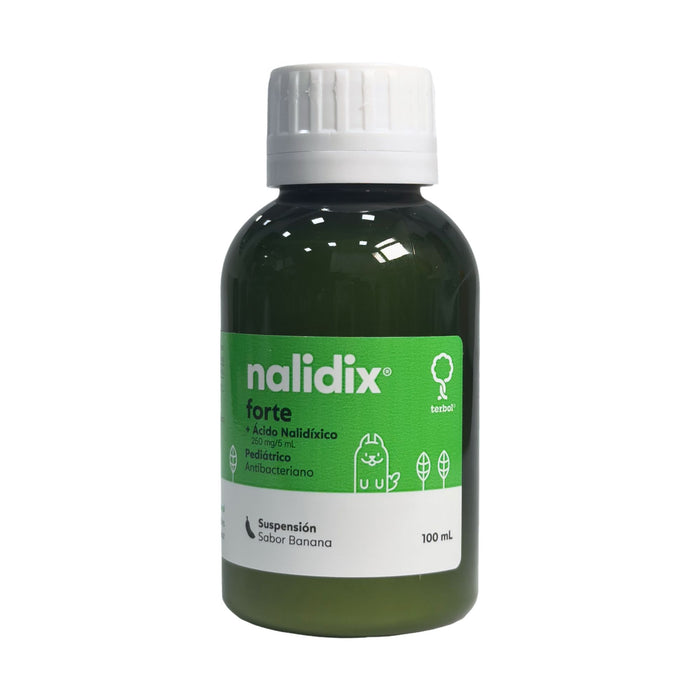 Nalidix Forte Ácido Nalidíxico 250 Mg / 5 Ml Suspensión X 100 Ml