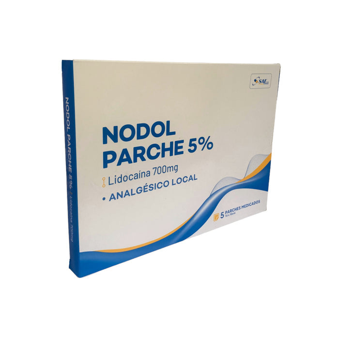 Nodol Lidocaína 5% Caja X 1 Sobre Con 5 Parches
