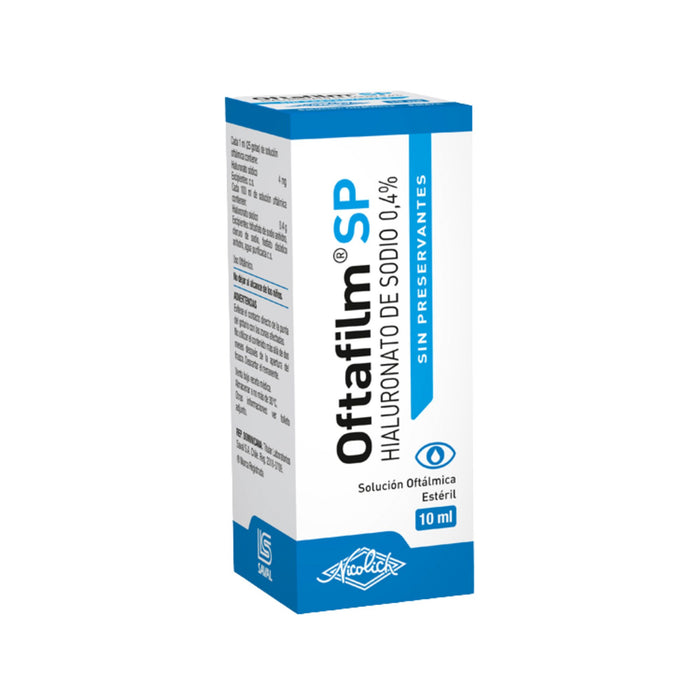 Oftafilm Sp 0.4% Hialuronato Sodio Colirio X 10Ml