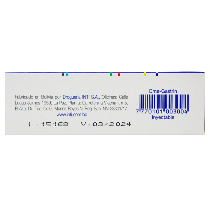 Ome-Gastrin Omeprazol 40Mg X Ampolla