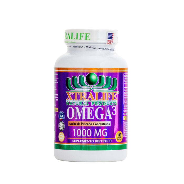 Omega 3 1000Mg Xtralife X 100 Cápsulas