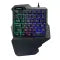 One-handed gaming keyboard - multicolor RGB glow