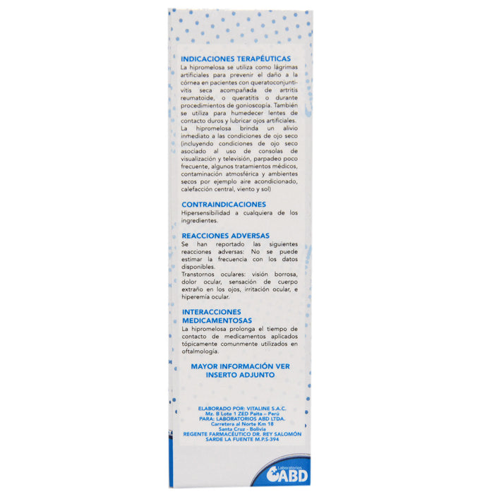 Optiplus 0.3% Hipromelosa Colirio X 15Ml