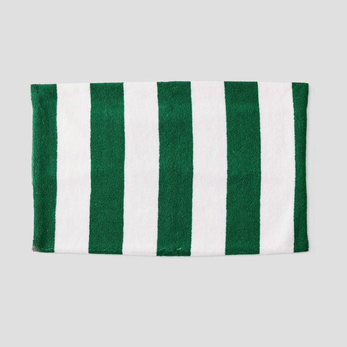 Green Cabana Stripe / No Embroidery