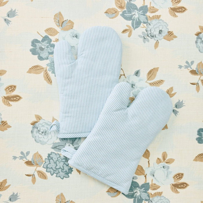 Blue and White Stripe / No Embroidery