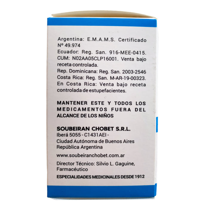 Oxicalmans 20Mg Oxicodona Frasco X 30 Comprimidos
