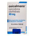 Oxicalmans 40Mg Oxicodona Frasco X 30 Comprimidos