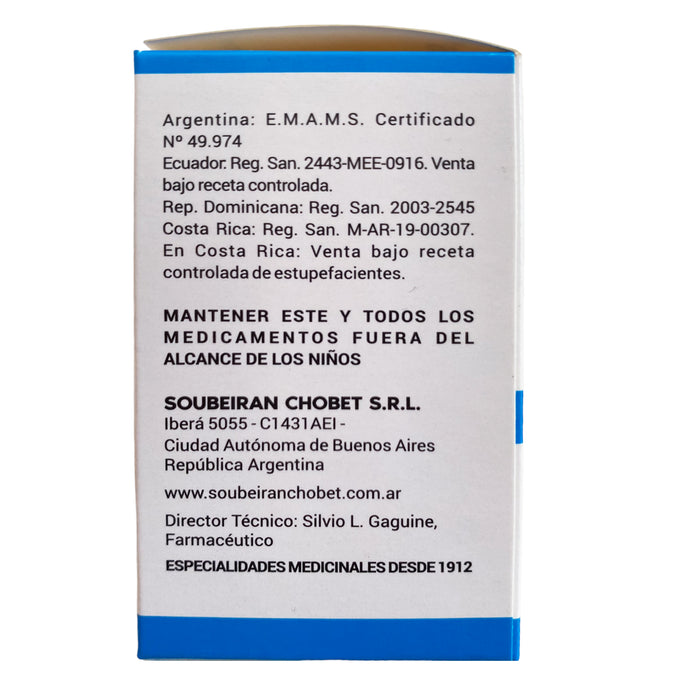 Oxicalmans 40Mg Oxicodona Frasco X 30 Comprimidos