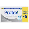 Paquete de 6 jabones Protex Limpieza Profunda de 110g.