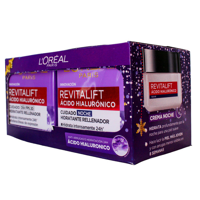 Pack Loreal Revitalift Ácido Hialurónico Día + Noche